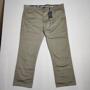 Lois Brad jeans men's size 40X29 olive green colour slim leg stretch NWT